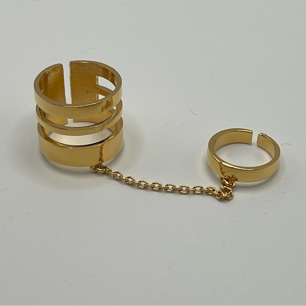 Expandable chain ring duo